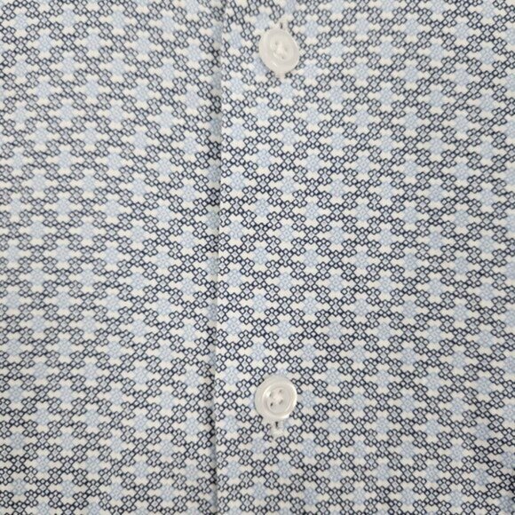 Soul Of London Dress Shirt Men's Size 15 Multicolor Long Sleeve Preppy - Picture 9 of 10